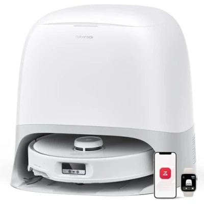 Afbeelding van roborock Qrevo Curv Robotstofzuiger met Mop Liftable, Zuigkracht van 18.500Pa, Dual Anti Tangle Systeem, AdaptiLift™ Chassis, 75℃ Warmwater Mopwas (roborock Curv)