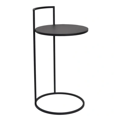 Afbeelding van LOFT42 Jimmy Bijzettafel Metaal Mat Zwart 35x35x66