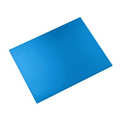 Afbeelding van Läufer 40585 Durella bureauonderlegger, 40 x 53 cm, kobaltblauw, antislip onderlegger voor hoog schrijfcomfort, afwasbaar