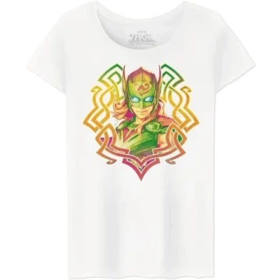 Afbeelding van Marvel WOTLATMTS002 T shirt voor dames, wit, maat S, Wit., S