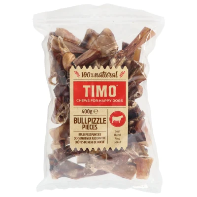 Afbeelding van Timo Bullepeespuntjes Hondensnacks 400 g