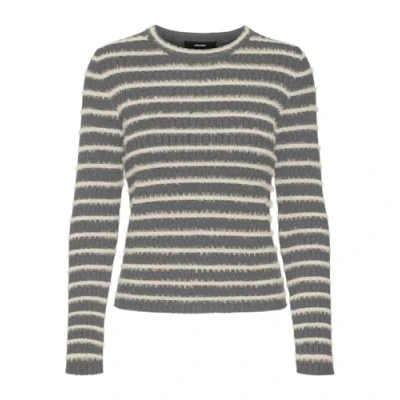 Afbeelding van Vero Moda Vmflo Ls O Neck Pullover 10320606 Midden Grijs Dames The Stone