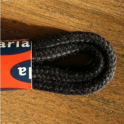 Afbeelding van Marla Veters Rond 10 paar Zwart 001 50 Cm