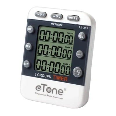 Afbeelding van Digitale donkere kamer timer teller 3 kanaals triple filmontwikkeling countdown