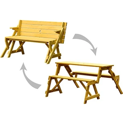Afbeelding van dobar 2 in 1 picknicktafel en bank