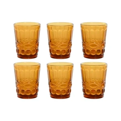 Afbeelding van Glazenset Home ESPRIT Kristal Met reliëf 240 ml
