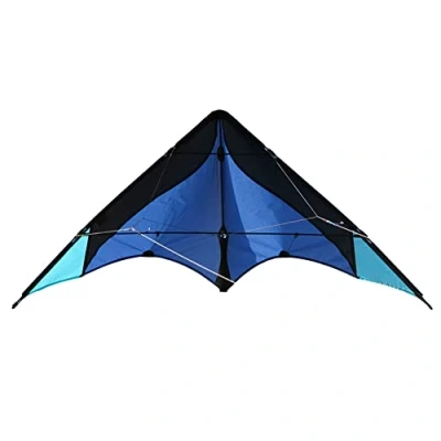 Afbeelding van Elliot Tweelijnsstuntkite Delta Basic 117 Cm Blauw/zwart