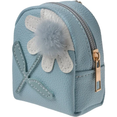 Afbeelding van Juleeze Sleutelhanger klein tasje Blauw Synthetisch