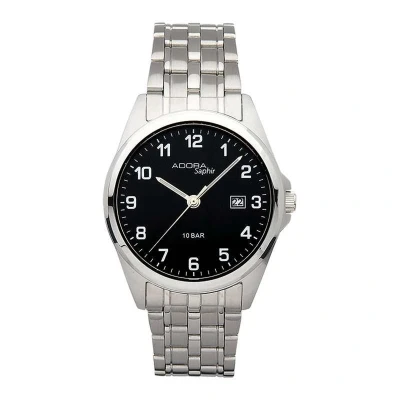 Afbeelding van Adora mooie heren horloge Met datum Saffierglas AS4304