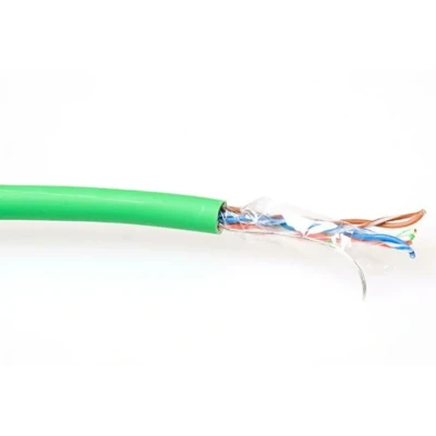 Afbeelding van ACT CAT5E F/UTP LSZH soepel patch groen 100 m