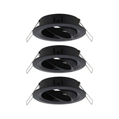 Afbeelding van Paulmann 92487 inbouwlamp Choose Spot zwenkbaar max. 3x10W plafondinbouwspot zwart mat zonder lampen aluminium