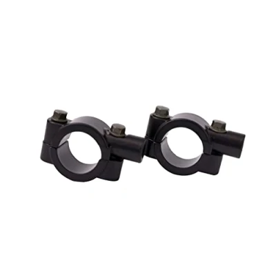 Afbeelding van Paar Universal 8mm motorfiets spiegel houder voor 25mm stuur zwart