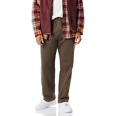 Afbeelding van Amazon Essentials Fleece joggingbroek voor heren (verkrijgbaar in groot en lang), medium bruin, XL
