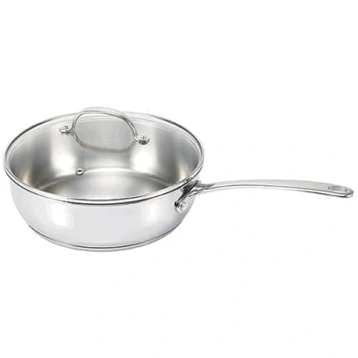 Afbeelding van Beka Belvia RVS sauteerpan met glazen deksel 24 cm