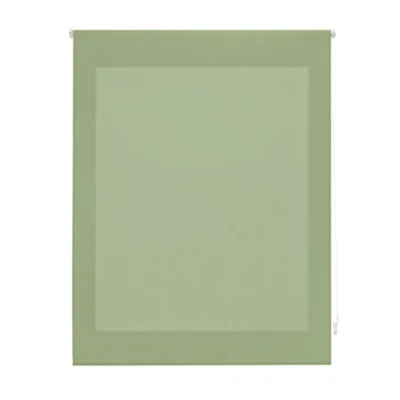 Afbeelding van Uniestor Liso rolgordijn Lichtdoorlatend pastelgroen, 100 x 175 cm (B H) Stofgrootte 97 170 voor ramen