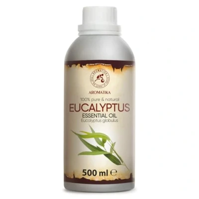 Afbeelding van Eucalyptus Etherische Olie 500ml Eucaliptus Globulus 100% Puur &amp; Natuurlijk Aromatherapie Geurolie Geurverspreider Ontspanning Toevoegen aan Bad Cosmetica Massage Wellness Aroma Lamp Elektrische Diffuser