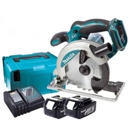 Afbeelding van Makita DSS610RFJ 18V Li ion accu cirkelzaag set (2x3.0Ah) in Mbox