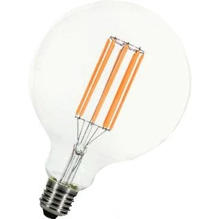 Afbeelding van Bailey led long filament g125 e27 240v 8 3w 2200k lamp globe helder extra warmwit 15000u dimbaar 732lm l 176mm 80100036367
