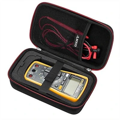 Afbeelding van RLSOCO Case Tas Hoes voor Fluke Multimeter 117/116/115/113/175/177178/179/233/101/106/107/87V/88 KAIWEETS/AstroAI/PeakTech Digital (Rode ritssluiting)
