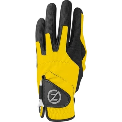 Afbeelding van Zero Friction Men&#039;s GL00007 Golfhandschoenen, geel, eenheidsmaat