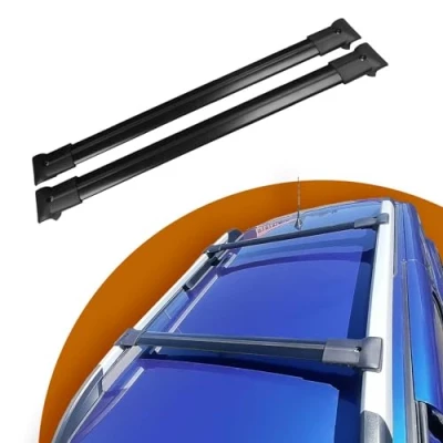 Afbeelding van Cross Auto Accessories Dakdragers Compatibel Met Skoda Yeti 2010 2017 Raildrager Van Aluminium 2 Pcs Zwart