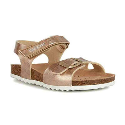 Afbeelding van Geox J Adriel G C SHI SYNT LEA Sandalen voor kinderen, Maat: 37, Rose gold Kunststof