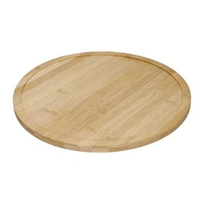 Afbeelding van Copco Basics Draaibaar Houten Bamboe Lazy Susan Draaiplateau 35,5 cm, Serveergerei