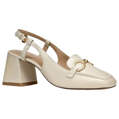 Afbeelding van Geox Coronilla Klassieke pumps, Dames, Maat: 39, Papyrus Schaapsleer