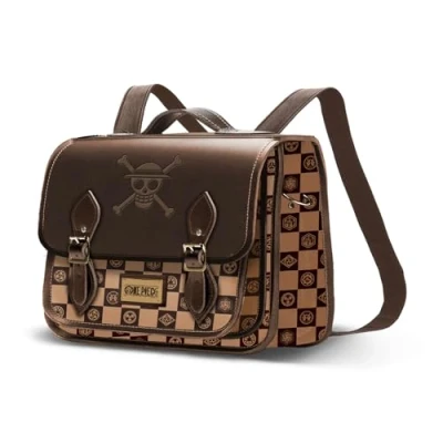 Afbeelding van One Piece Chess Satchel Schoudertas Rugzak, Camel, 27 x 20 cm, Kameel Piece, Eén maat, Rugzak