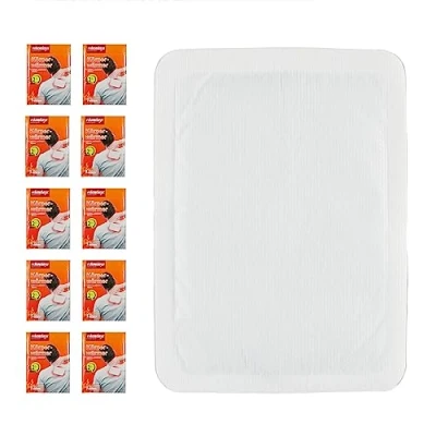 Afbeelding van Relaxdays warmtepleisters rug zelfklevende heat pad warmte pack nek hitte pleisters Pak van 10