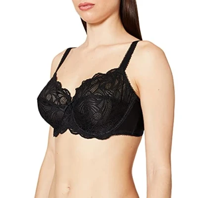 Afbeelding van Sans Complexe 70AAA73 Ariane Solid Colour Lace Underwired Full Cup Bra 80D