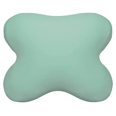 Afbeelding van Edda Lux® Hoes geschikt voor Tempur Ombracio hoofdkussen, 60 x 50 cm, vormvaste jersey kussensloop slaapkussen, van 100% katoen, in Lagune