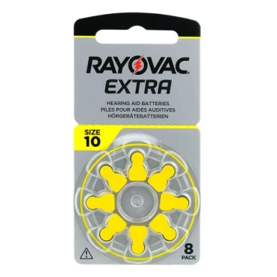 Afbeelding van Rayovac HA10 PR70 hoortoestelbatterijen Extra Advanced 8 stuks 6 + 2 gratis 5000252100966