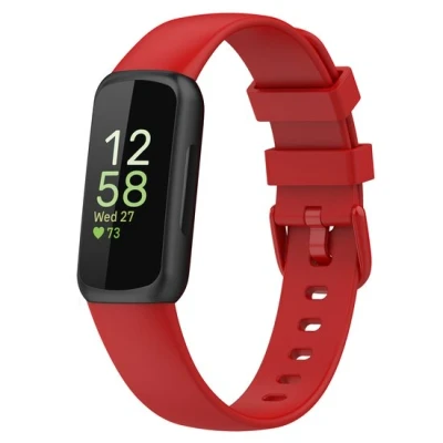 Afbeelding van Fitbit Inspire 3 Sportbandje met gesp Maat: Large Rood