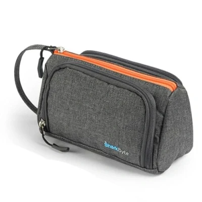 Afbeelding van SharkByte Potlood CASE Style 001, Grijs en Oranje, Tas Organizer