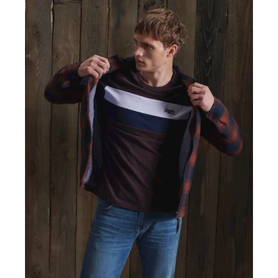 Afbeelding van Superdry Heren Hunting wollen overshirt met volledige rits