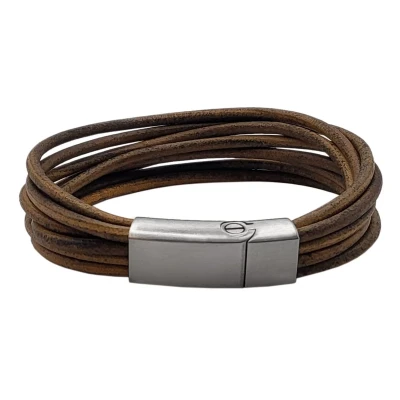 Afbeelding van As armband vintage brown 18cm