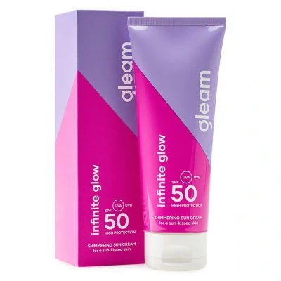 Afbeelding van Gleam Infinite Glow Shimmering Sun Cream SPF50 100ml