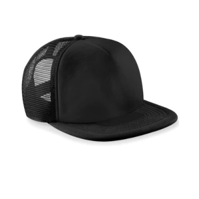 Afbeelding van Beechfield Vintage Snapback Trucker B645 Black /