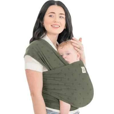 Afbeelding van KeaBabies Babydraagzak All in 1 ademende draagdoek, lichtgewicht, handsfree draagzak voor pasgeborenen