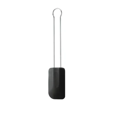 Afbeelding van RÖSLE Spatel, hoogwaardige spatel als bak en kookhulp, duurzame siliconen, zwart, 26 cm, 18/10 roestvrij staal, 30 C tot +200 C, vaatwasmachinebestendig