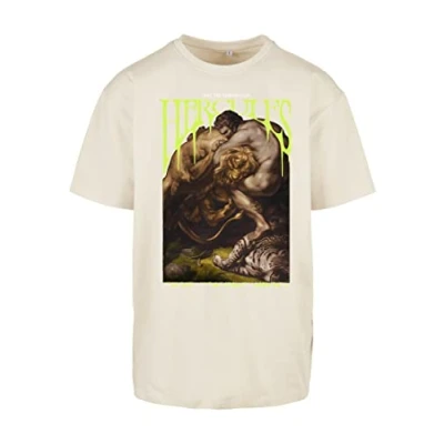 Afbeelding van Upscale by Mister Tee Hercules Tshirt print, Heren, Maat: XS, Sand