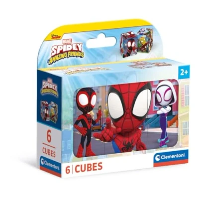 Afbeelding van Clementoni Blokpuzzel Spidey and His Amazing Friends, 6st.
