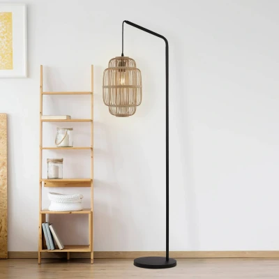 Afbeelding van Searchlight X Vloerlamp Java, bamboe