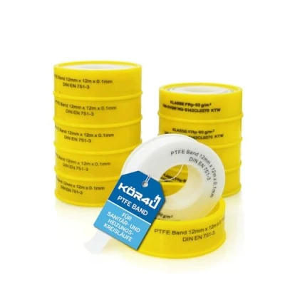 Afbeelding van kör4u 10 x Teflon tape DVGW voor gas en water PTFE afdichtband schroefdraad
