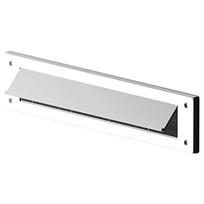 Afbeelding van Merriway BH05982 StormSeal Brievenbus Borstel Cover Tochtstopper met klep voor intern of extern gebruik, 343 x 80 mm (13,1/2&quot; 3,1/8&quot;) Wit