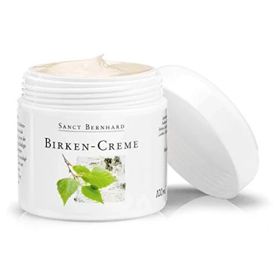 Afbeelding van Sanct Bernhard Berkencrème, licht, zacht verzorgend, ontstekingsremmend, jeuk en genezingsbevorderend, 100 ml