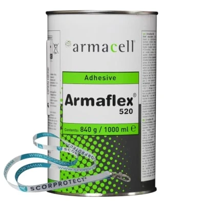 Afbeelding van Armaflex Armacell lijm 520 voor rubberplaten en slangen 1,0 liter blik
