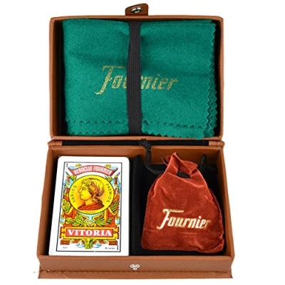 Afbeelding van Fournier F31023 Mus in etui van kunstleer, set set, bruin