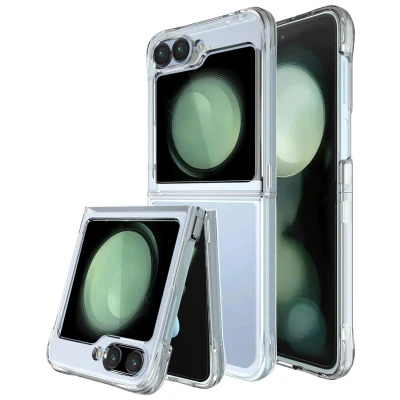 Afbeelding van Samsung Galaxy Z Flip 6 Hoesje Kunststof imoshion Backcover/Hardcase Transparant Telefoonhoesje Shockproof/Valbescherming
